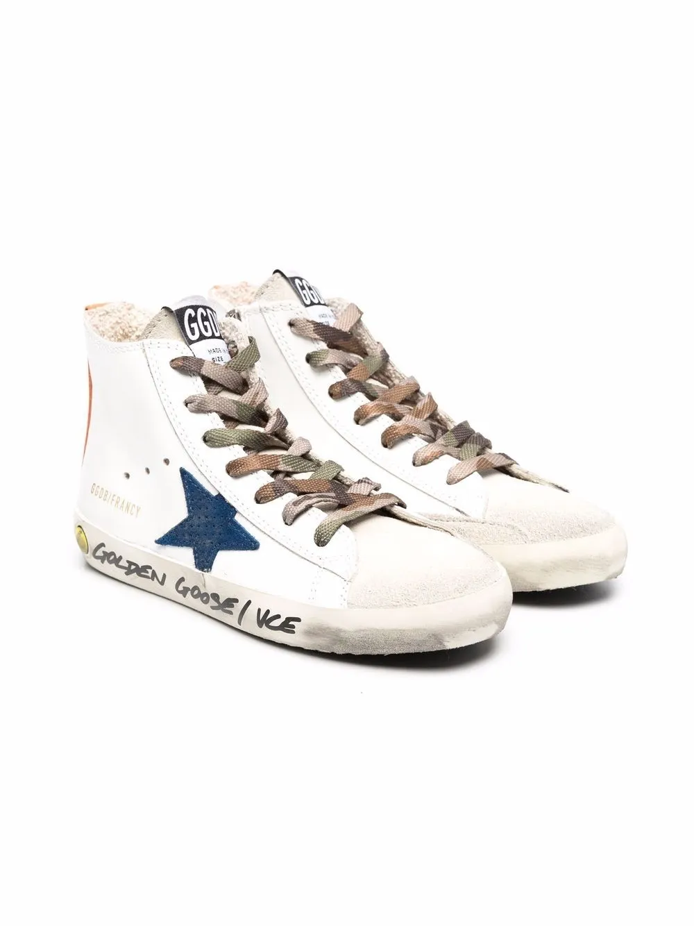 Star patch lace up sneakers online