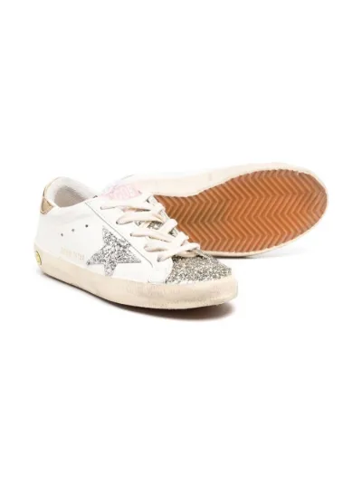 Super-Star glittered sneakers | Golden 