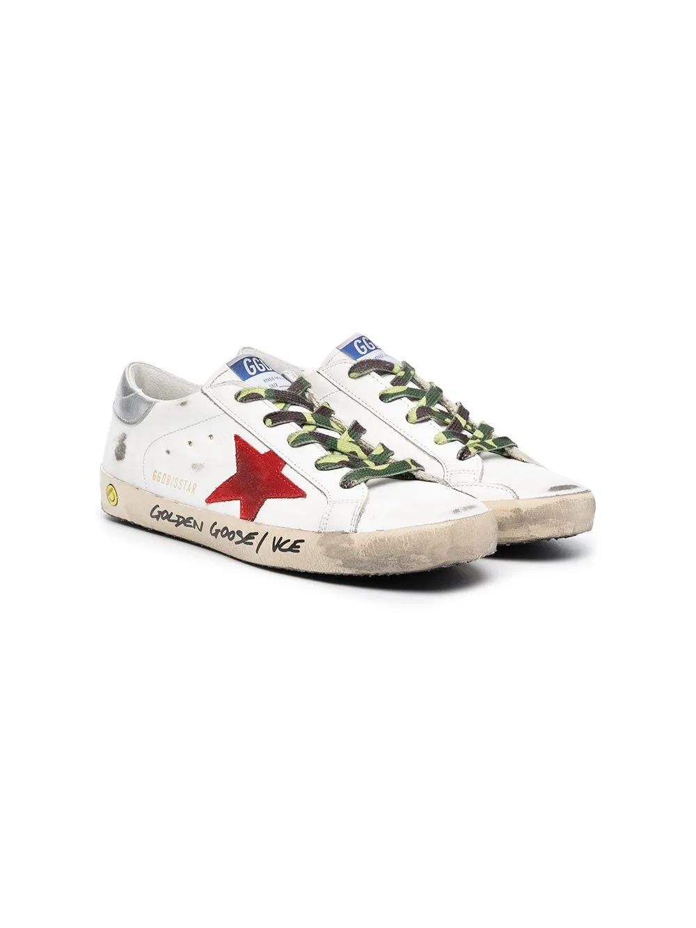 golden goose camo sneakers