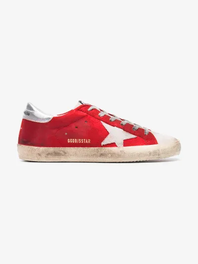 Golden Goose Metallic Red Superstar 