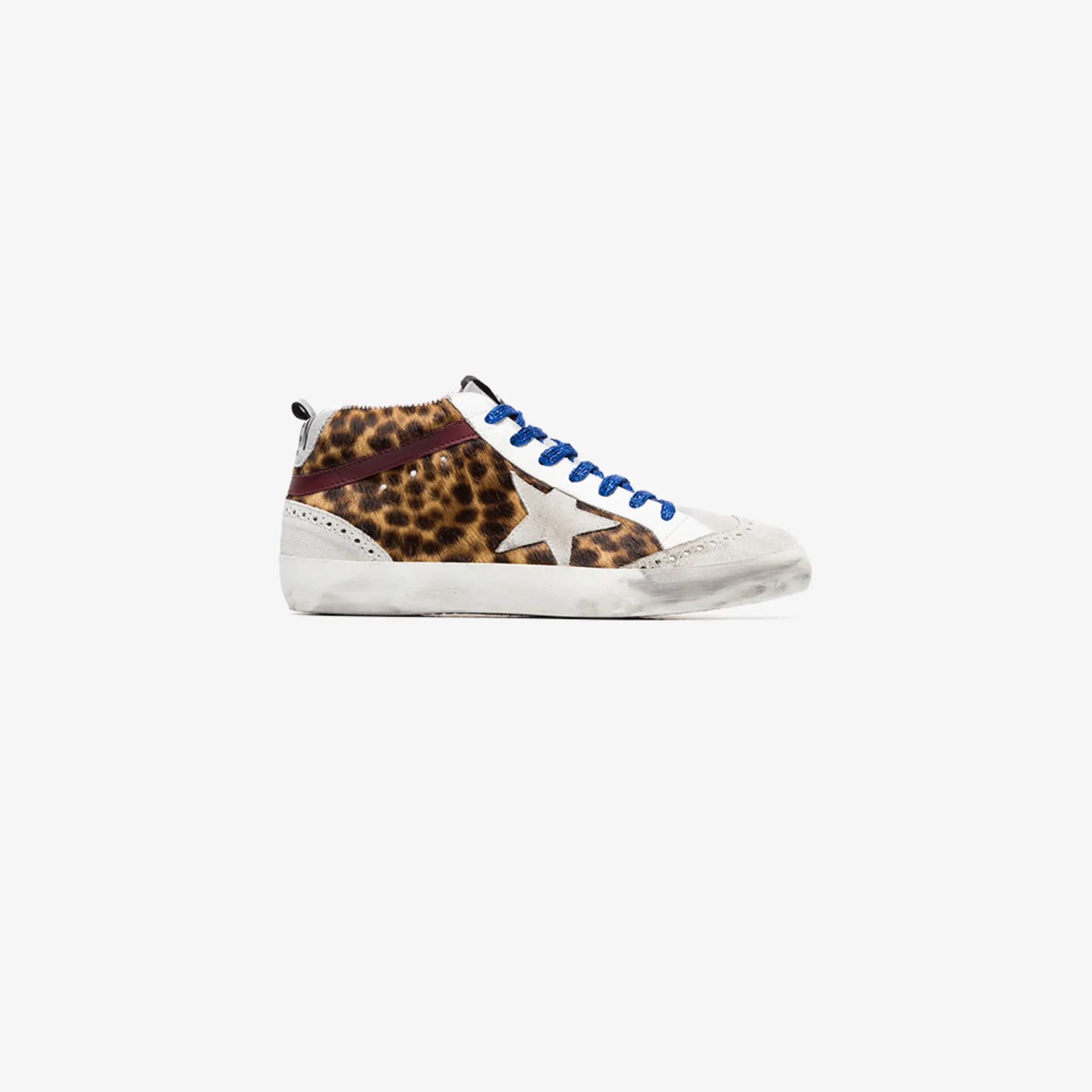 golden goose mid leopard