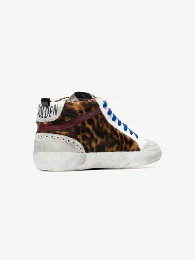 golden goose mid leopard