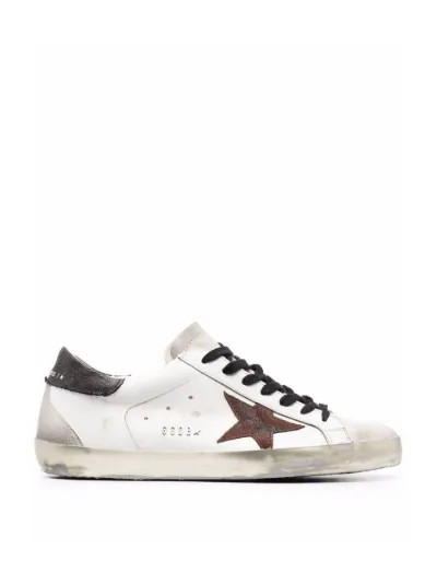 Golden Goose Spring Summer 2019 superstar sneakers in black with polka dots  - G34WS590.O45