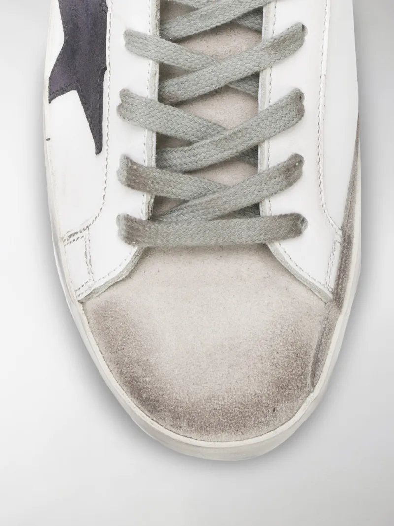 golden goose superstar contrast sneakers