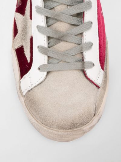 Golden Goose Superstar sneakers red | MODES