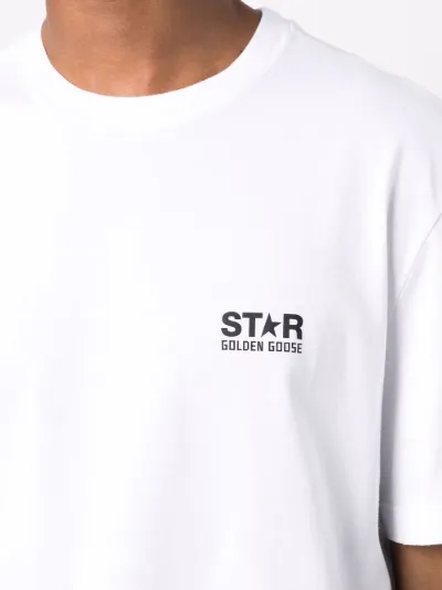 Golden Goose T-shirt con stampa bianco | MODES