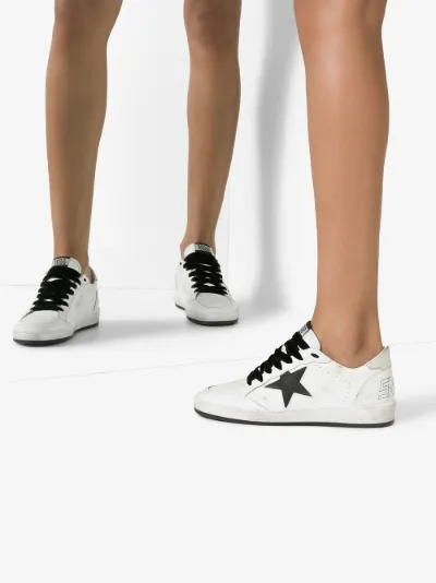 golden goose white ball star sneakers