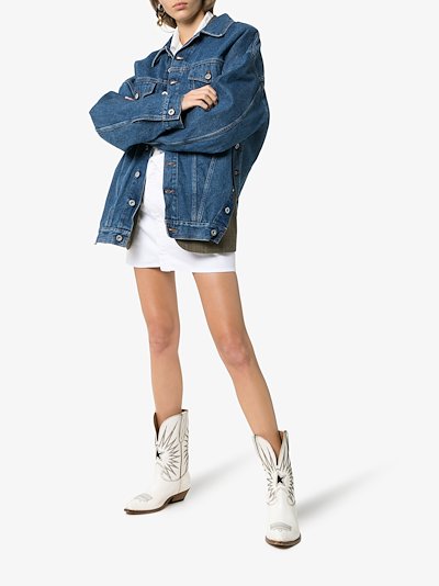 golden goose white wish star boots