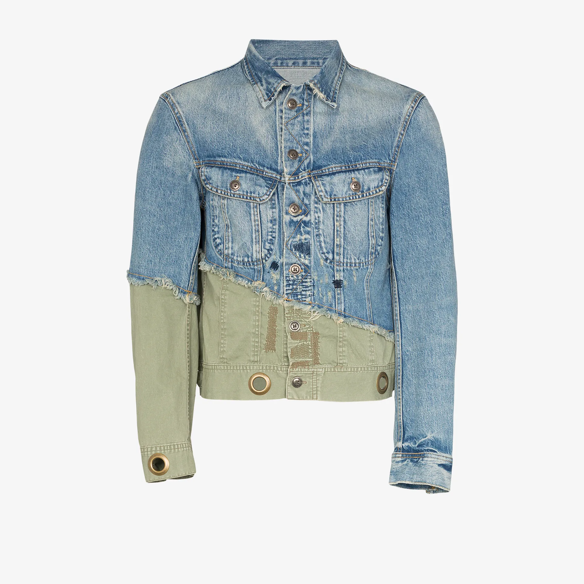 greg lauren denim jacket