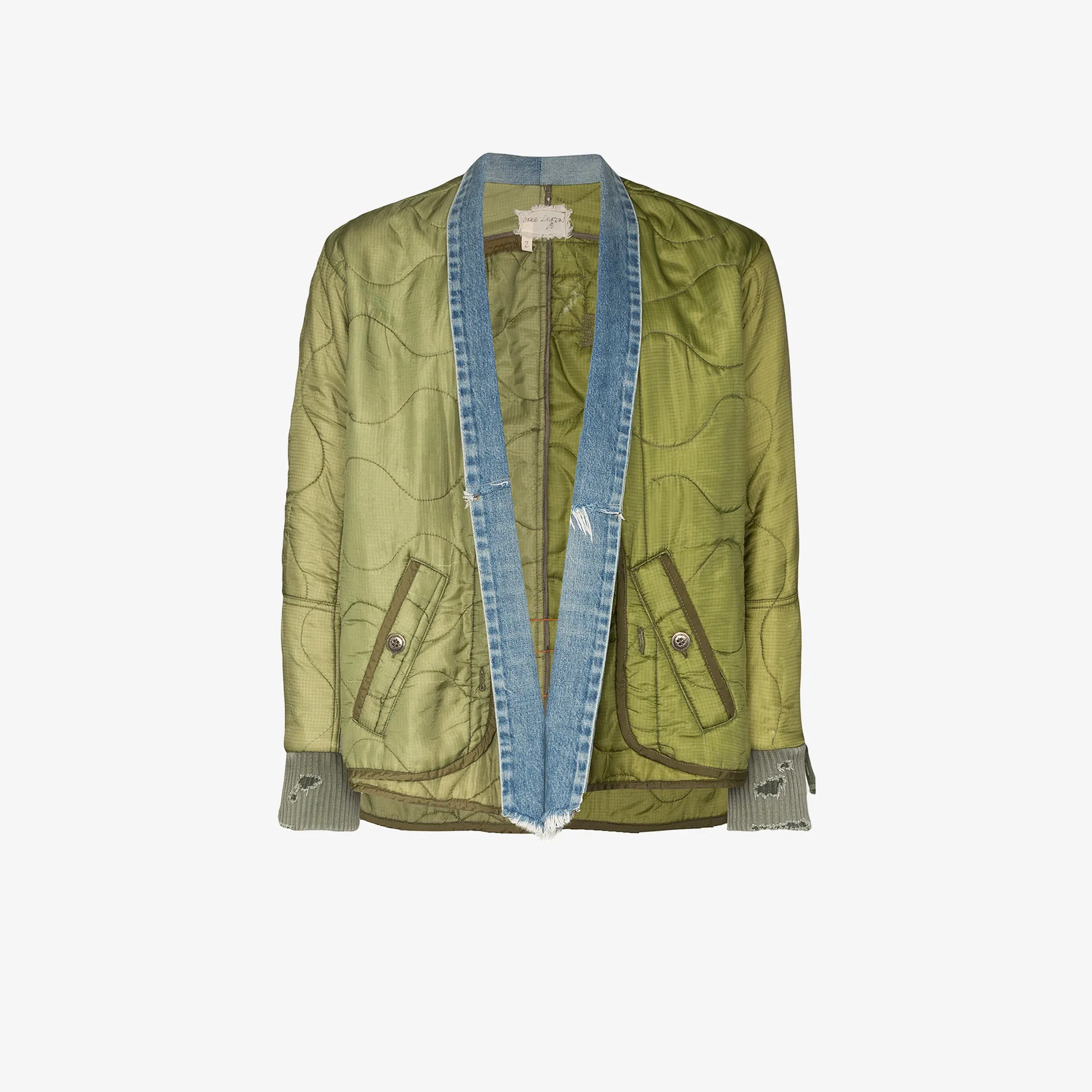 distressed army jacket