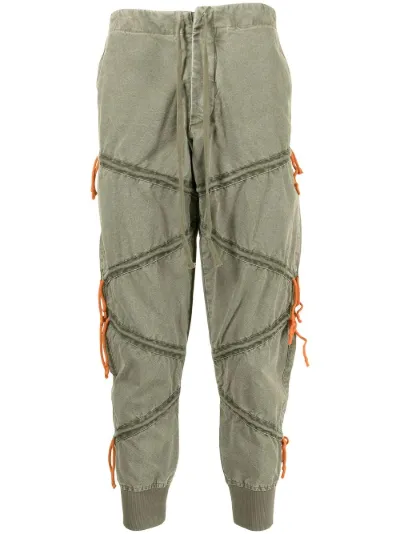 Pantaloni con cuciture a contrasto | Greg Lauren | Eraldo.com