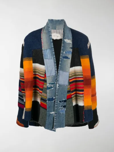 patchwork kimono cardigan