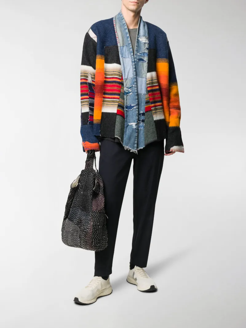 patchwork kimono cardigan