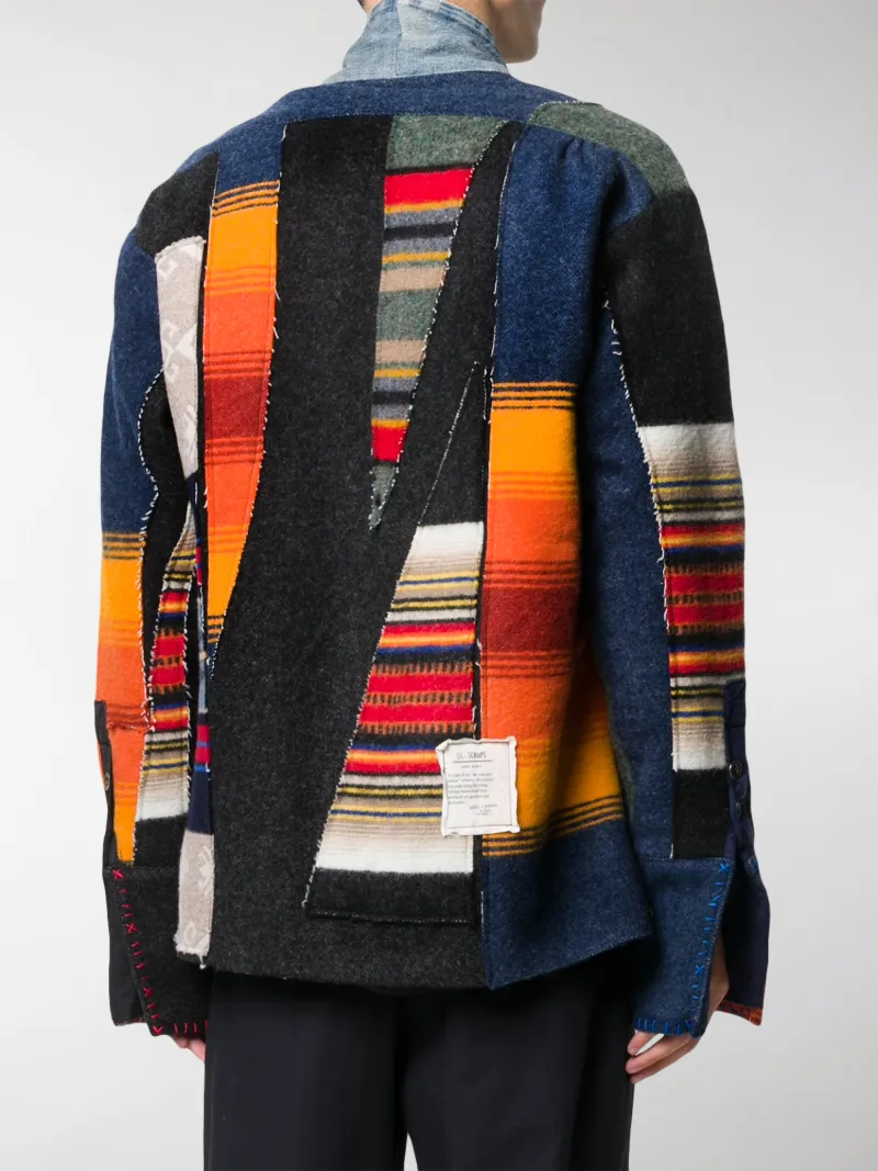 patchwork kimono cardigan