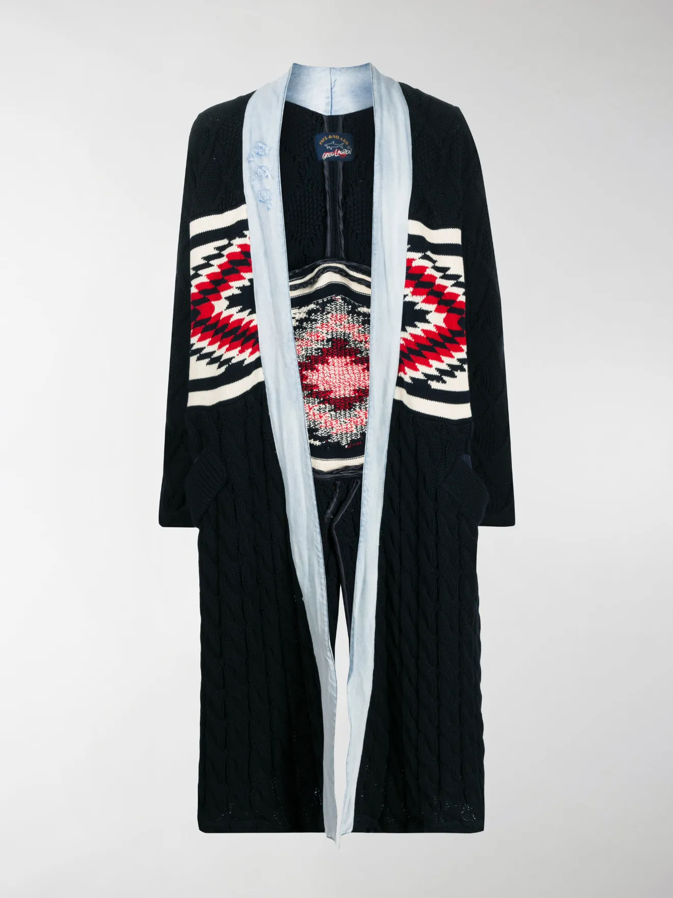 paul and shark cable knit jumper