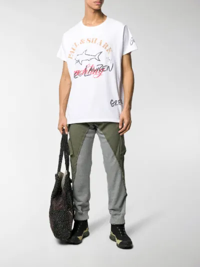 paul and shark crew neck t shirt