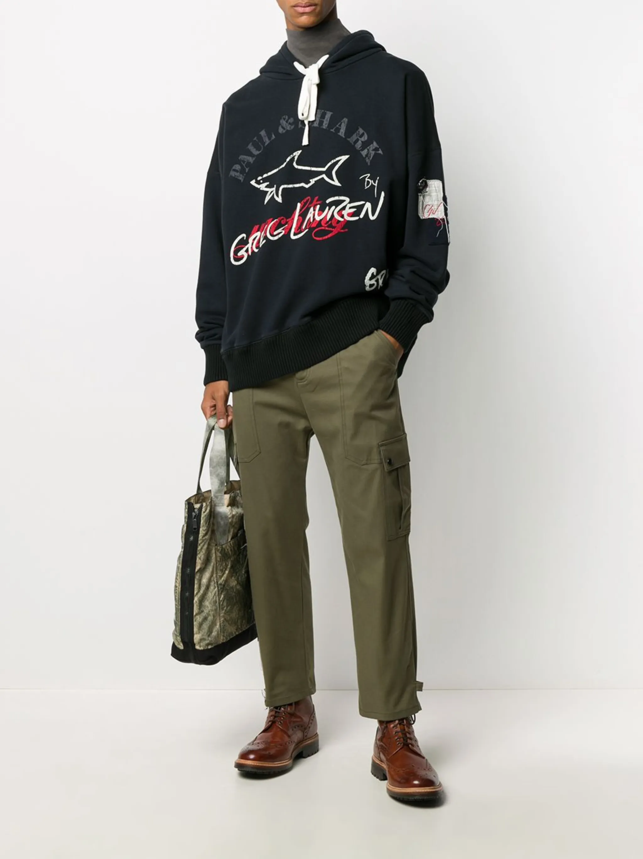 greg lauren x PAUL & SHARK パーカー