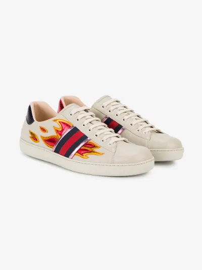 gucci flame sneakers