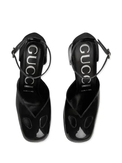 gucci ankle strap pumps