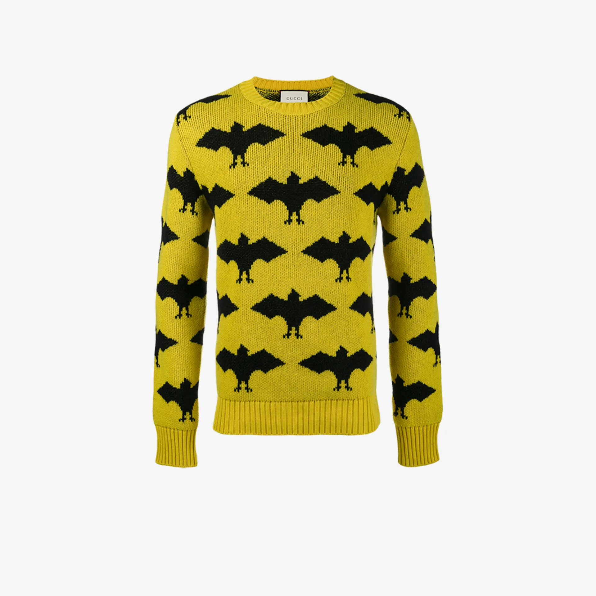 gucci yellow and black sweater