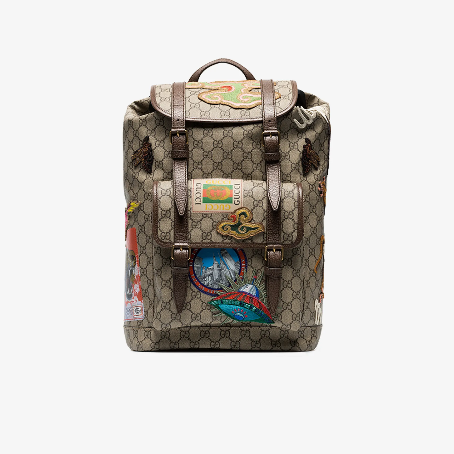 gucci bag with patches