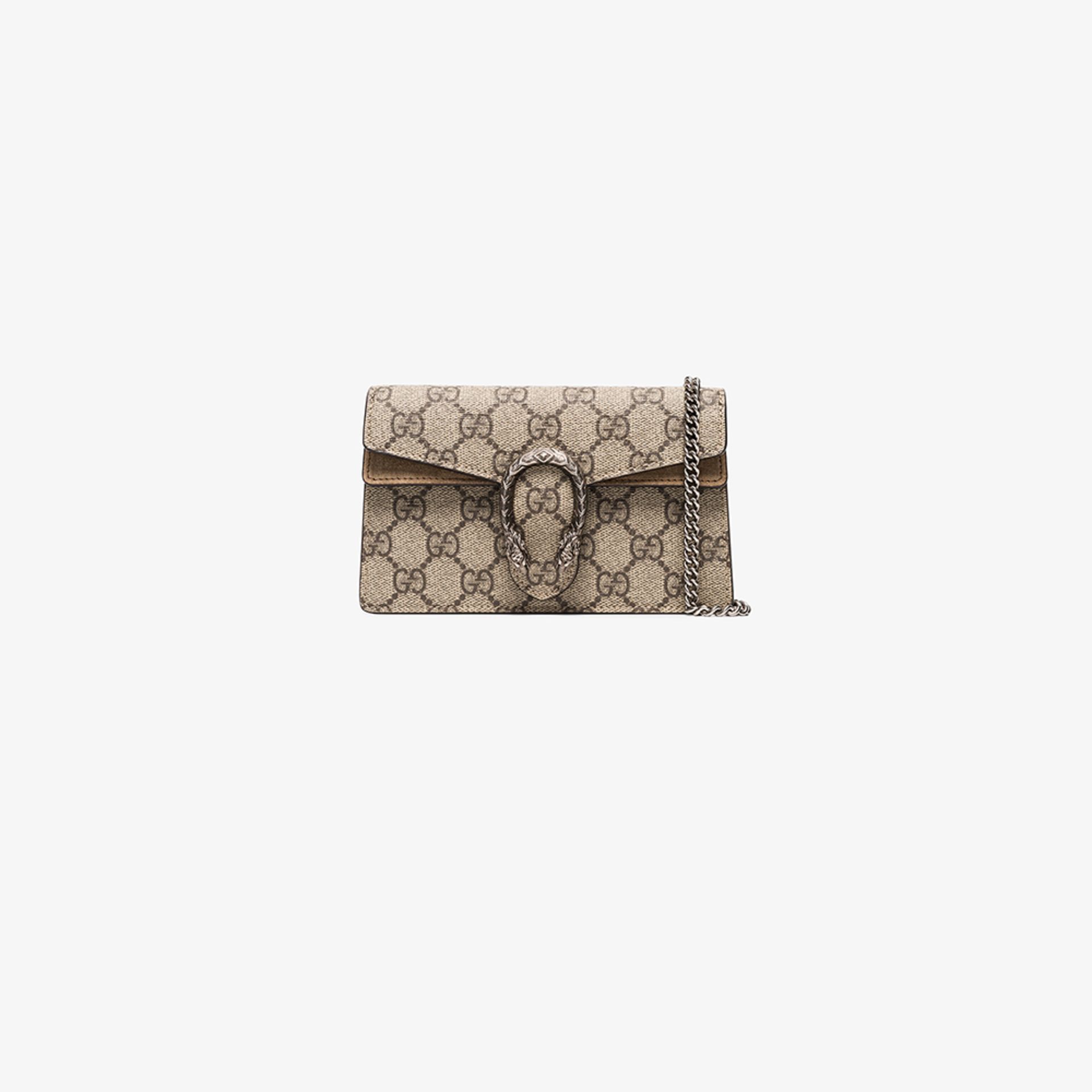 gucci beige dionysus gg supreme super mini bag