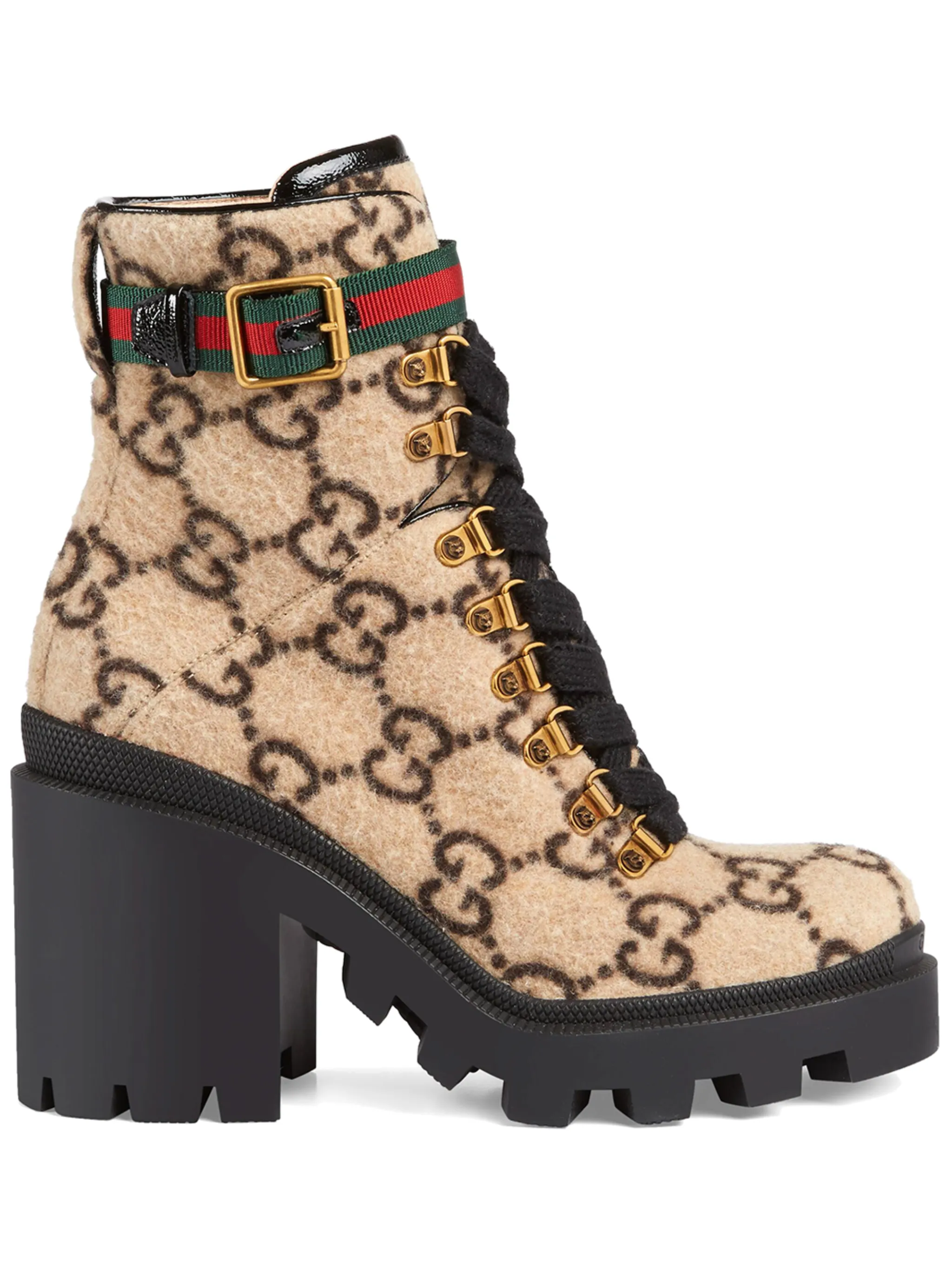 Gucci wool boots discount