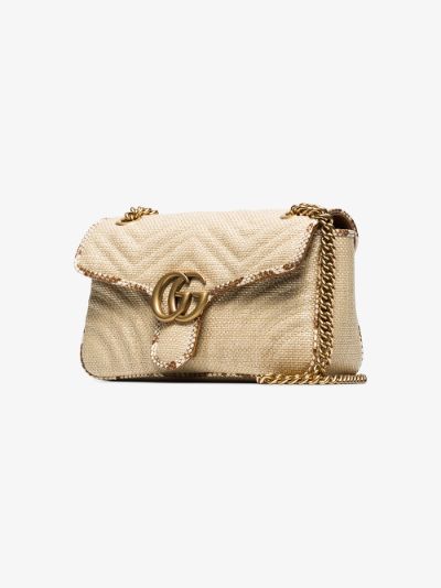 gucci raffia bag