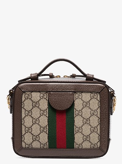 Gucci beige Ophidia GG supreme cross body bag | Browns