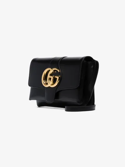 gucci small black messenger bag