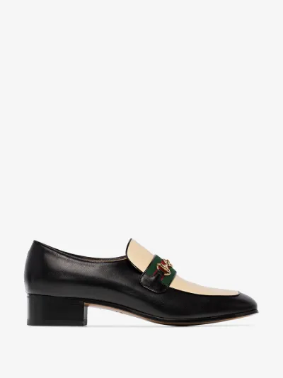 cuban heel loafers
