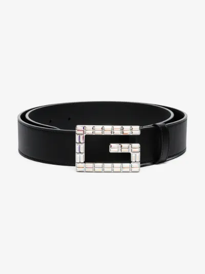 womens gucci belt black and silver