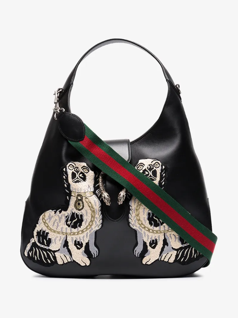 Gucci Black Dionysus Dog Large Shoulder Bag Bags Browns Gucci Black Dionysus Dog Large Shoulder Bag