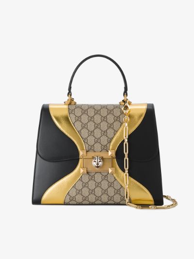 gucci bag black gold