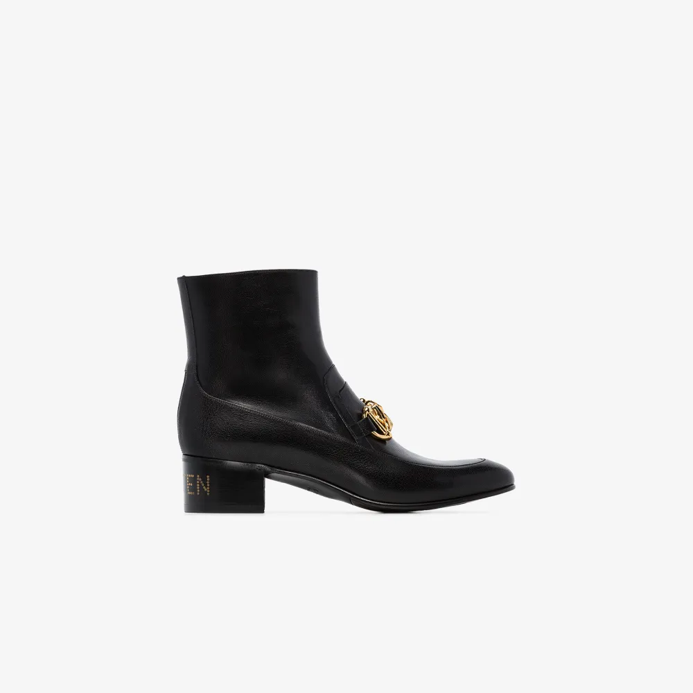 gucci chain boots