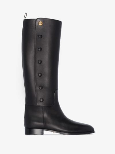 gucci leather riding boots