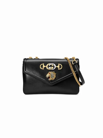 gucci black medium bag