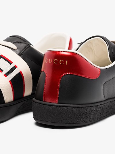 gucci ace stripe sneakers