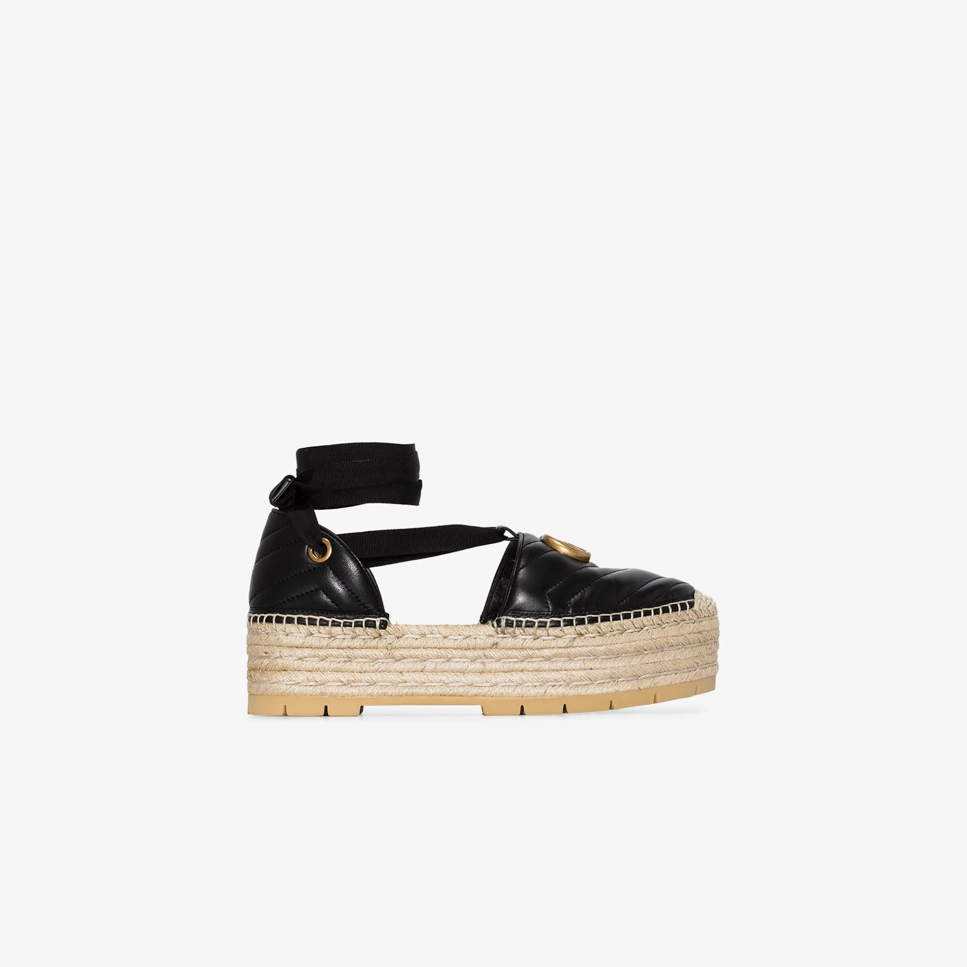 black espadrille flatform
