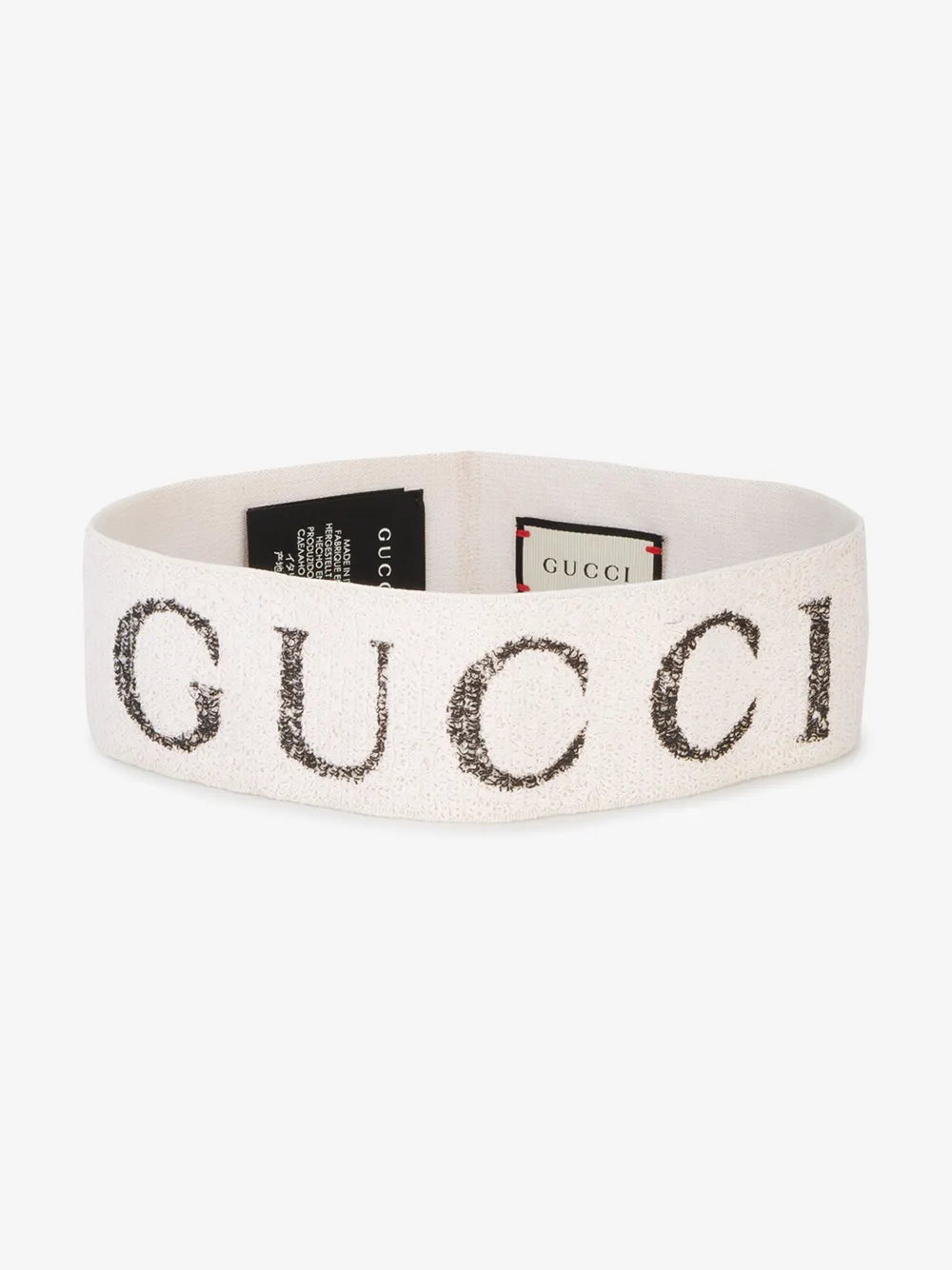 Gucci black printed stretch headband Browns
