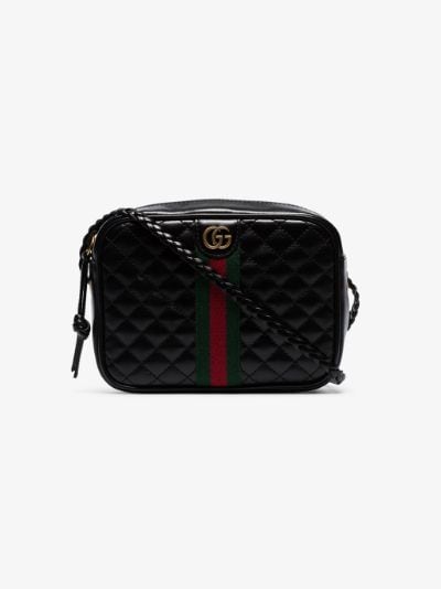 gucci black quilted bag