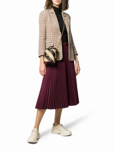 Borsa a secchiello GG Marmont a righe | Gucci | Eraldo.com