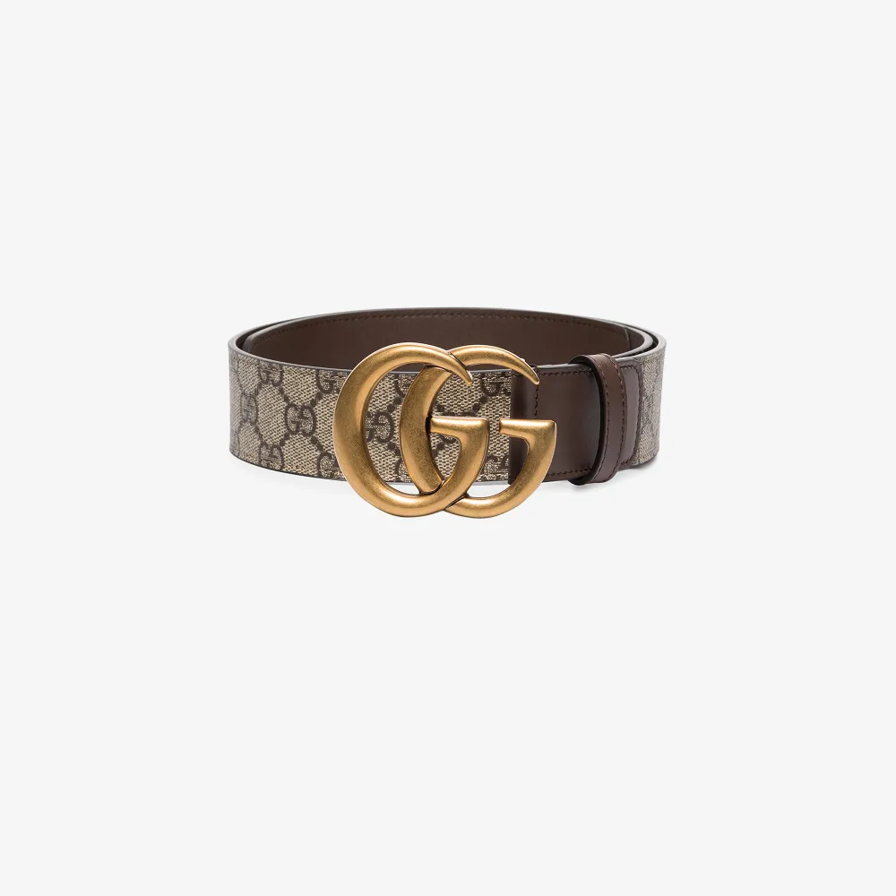 Gucci Brown GG Marmont belt Browns