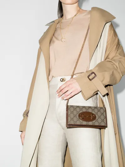 gucci horsebit 1955 wallet with chain