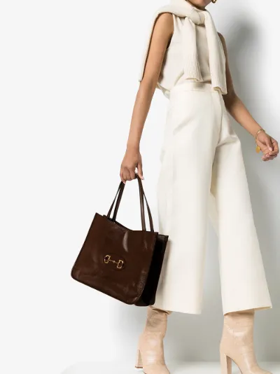 gucci horsebit tote