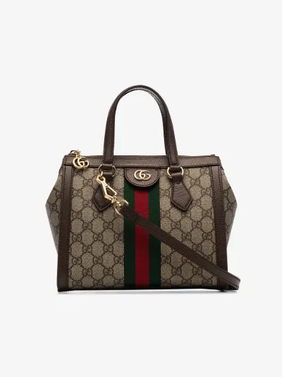 gucci tote bag brown