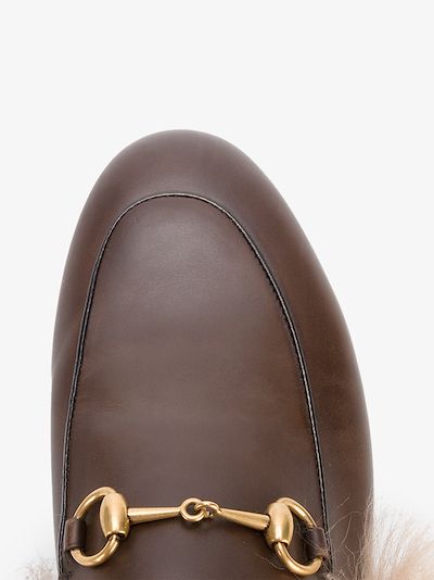 gucci brown mules