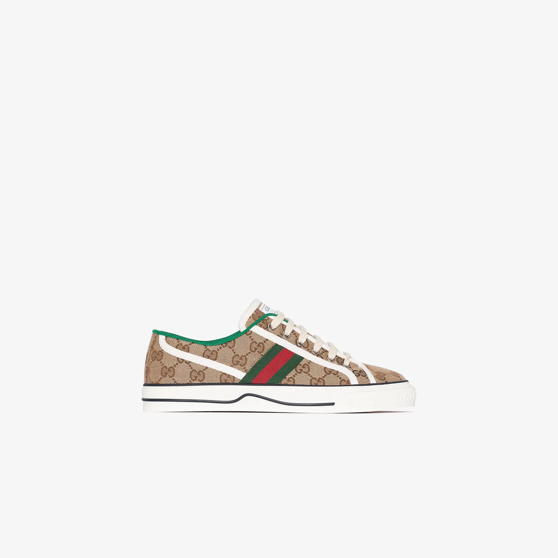brown gucci trainers
