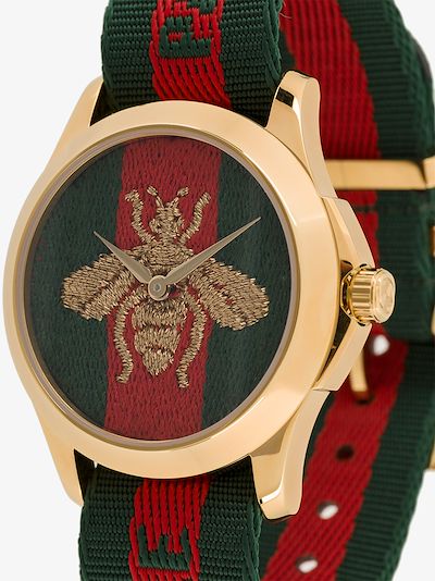 gucci watch fabric strap