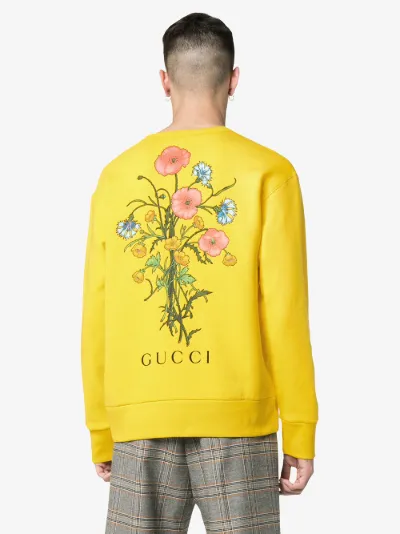 gucci yellow sweatshirt